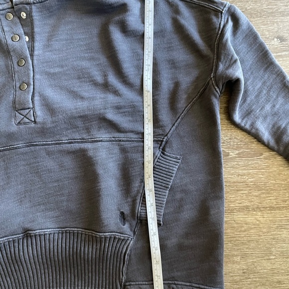 Free People Gray Hooded Sweatshirt - Picture 8 of 8